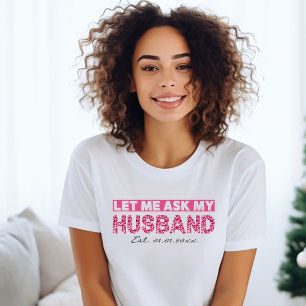 Camiseta Regalo divertido y personalizado para recién casad