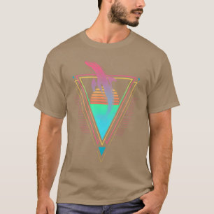 Camiseta Regalo Dolphin Vaporwave Synthwave 90s 80s Atardec