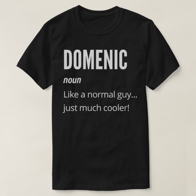 Camiseta Regalo dominical, moderno como uno normal (Diseño del anverso)