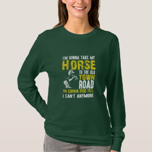 Camiseta Regalo ecuestre Voy A Tomar Mi Caballo