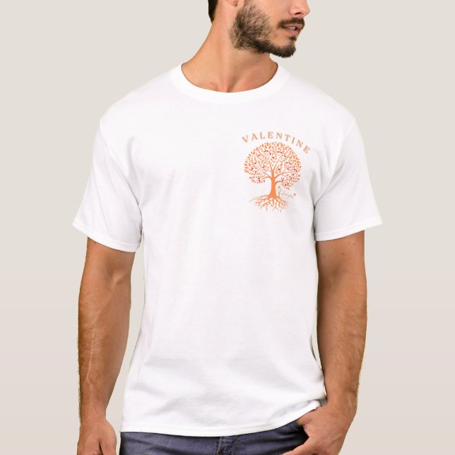 Camiseta Regalo El día de San Valentín de moda para él (Anverso)
