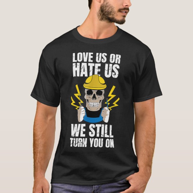 Camiseta Regalo Eléctrico Para Ingeniero Eléctrico I Volvem (Anverso)