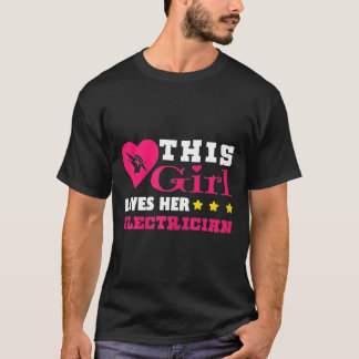 Camiseta Regalo eléctrico para mujeres a esta Chica le enca