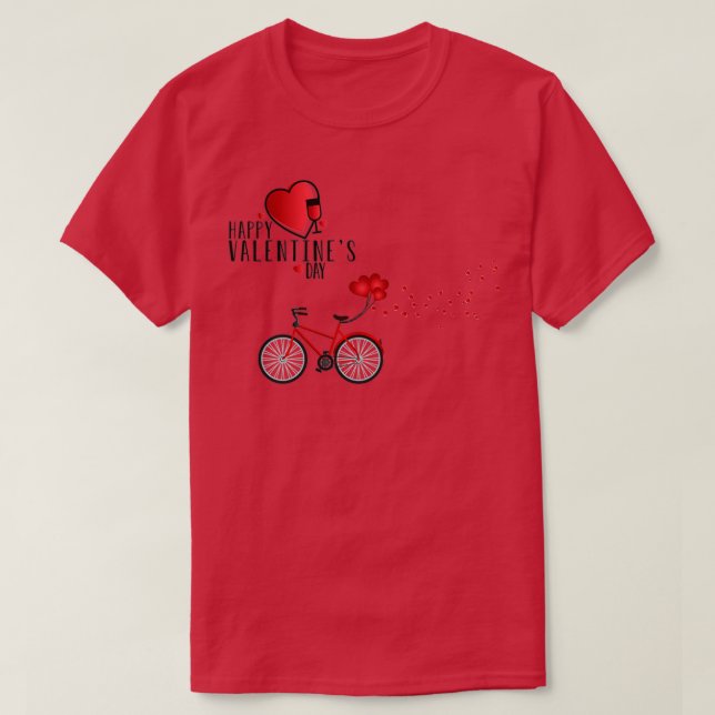 Camiseta regalo encantador de valentinTuesday para tu valen (Diseño del anverso)