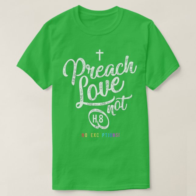 Camiseta Regalo episcopaliano gay por amor y orgullo LGB  (Diseño del anverso)