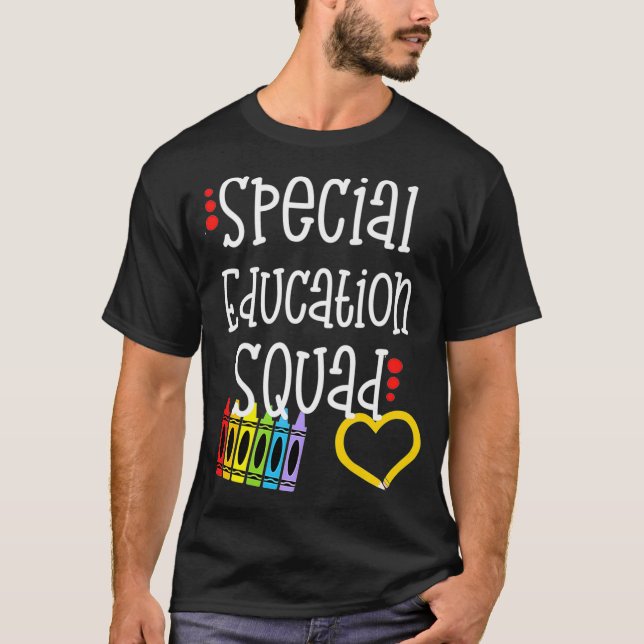 Camiseta Regalo Escuadrón De Educación Especial Para Maestr (Anverso)