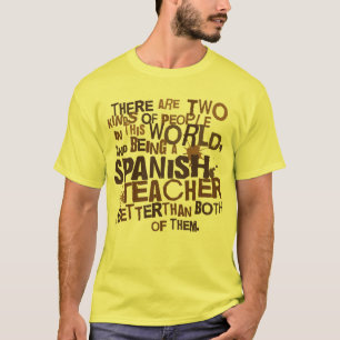 Camiseta Regalo español del profesor