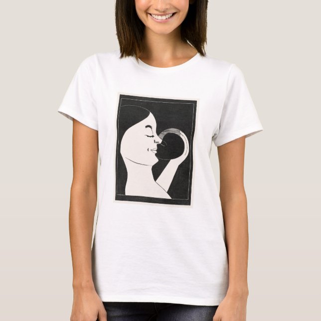 Camiseta Regalo especial del Día de la Madre - Blanco y neg (Anverso)