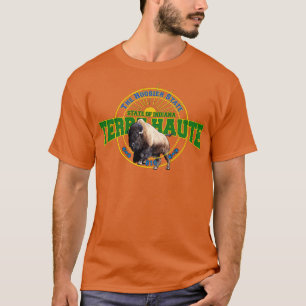 Camiseta Regalo estatal Terre Haute Indiana
