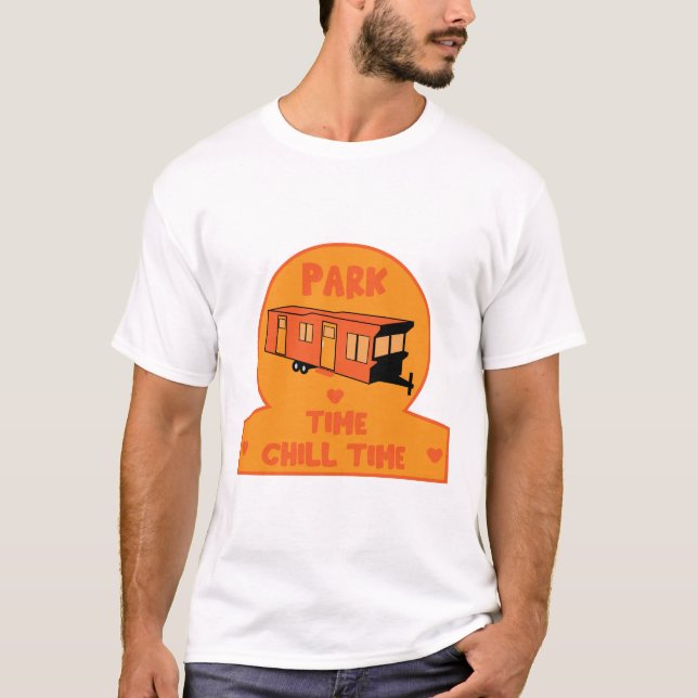 Camiseta Regalo estático de la casa de la caravana (Anverso)