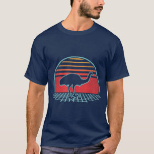 Camiseta Regalo estilo Emu Bird Rhea Retro Vintage 80