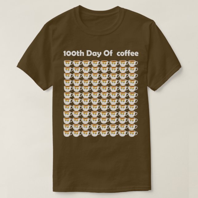 Camiseta Regalo Estudiantil 100 Días Virtual Feliz 100 Días (Diseño del anverso)
