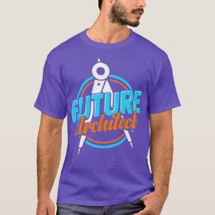 Camiseta Regalo estudiantil de arquitectura de futuro