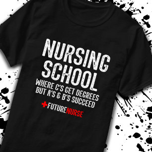 Camiseta Regalo estudiantil de enfermería - Escuela de Enfe
