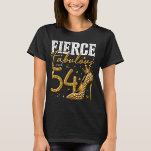 Camiseta Regalo fabuloso de cumpleaños 54 años