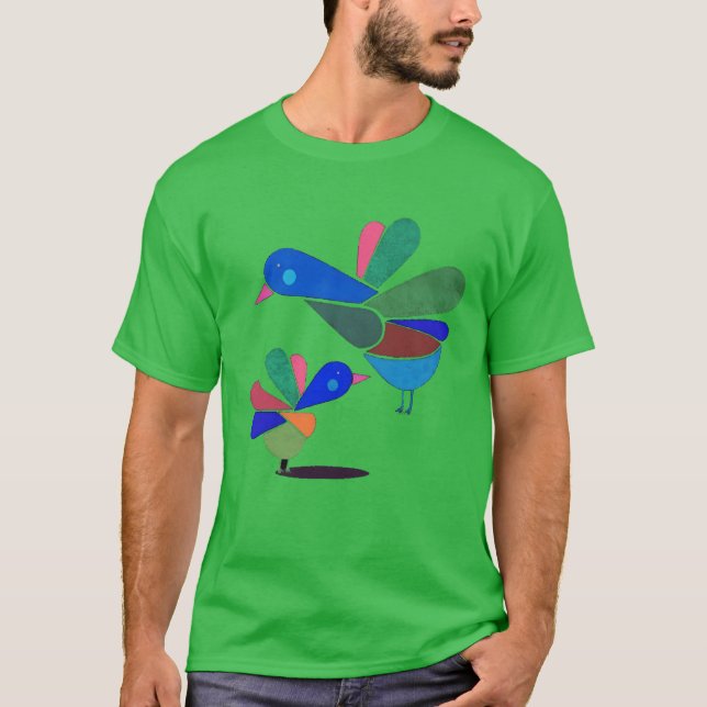 Camiseta Regalo familiar de aves (Anverso)