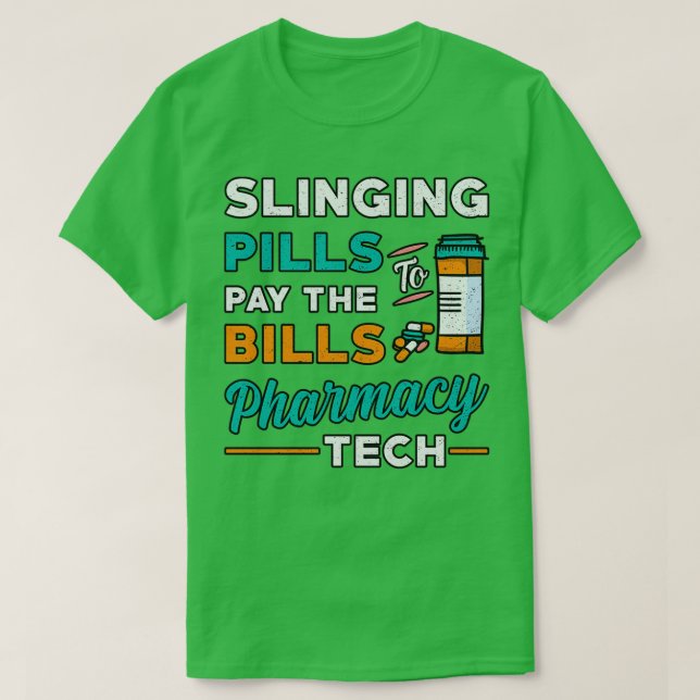 Camiseta Regalo farmacológico de píldoras de corte (Diseño del anverso)