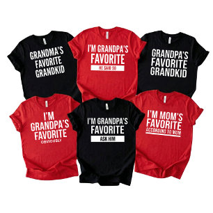 Camiseta Regalo favorito de abuela divertida Familia linda
