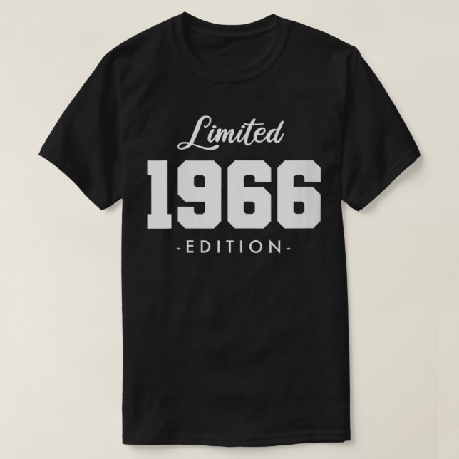 Camiseta Regalo femenino para 56 años Edición limitada de 1 (Diseño del anverso)