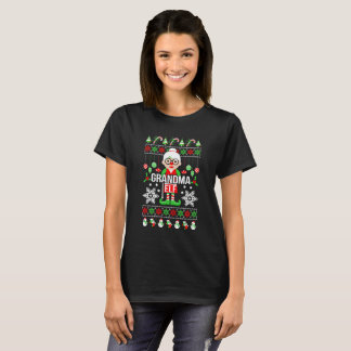 Camiseta Regalo feo del duende de la abuela del navidad del