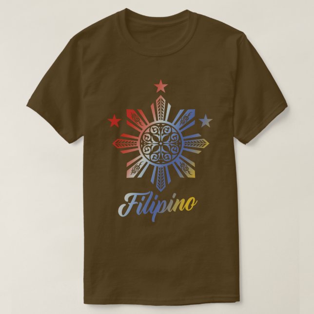 Camiseta Regalo filipino Orgullo de Pinoy Tribal (Diseño del anverso)