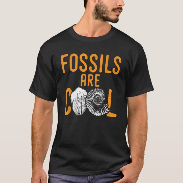 Camiseta Regalo fósil y paleontología grande (Anverso)