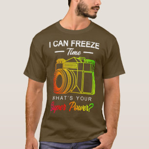 Camiseta Regalo fotográfico de tiempo congelado