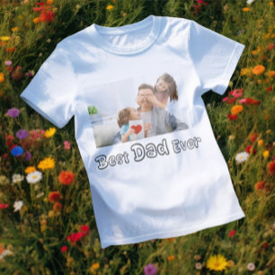 Camiseta Regalo fotográfico del Día del Padre de los mejore