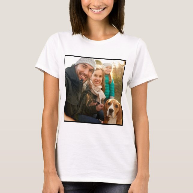 Camiseta Regalo fotográfico | Fotografía familiar personali (Anverso)