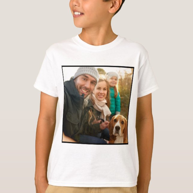 Camiseta Regalo fotográfico | Fotografía familiar personali (Anverso)