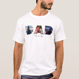 Camiseta Regalo fotográfico personalizado del día del padre