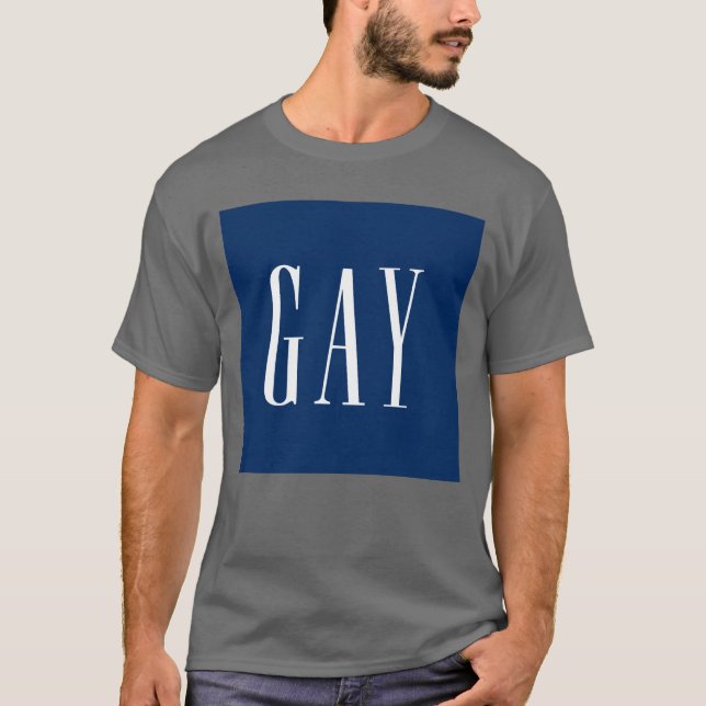 Camiseta regalo gay gap (Anverso)