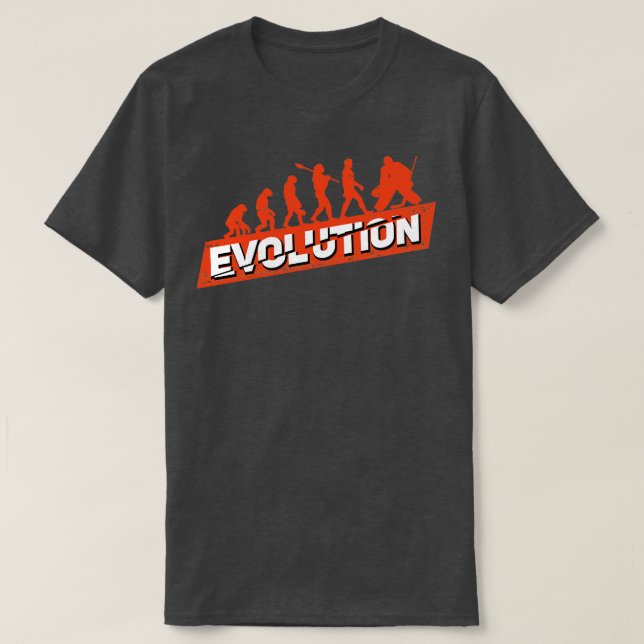 Camiseta Regalo Goalie Evolution Goaltender de hockey sobre (Diseño del anverso)