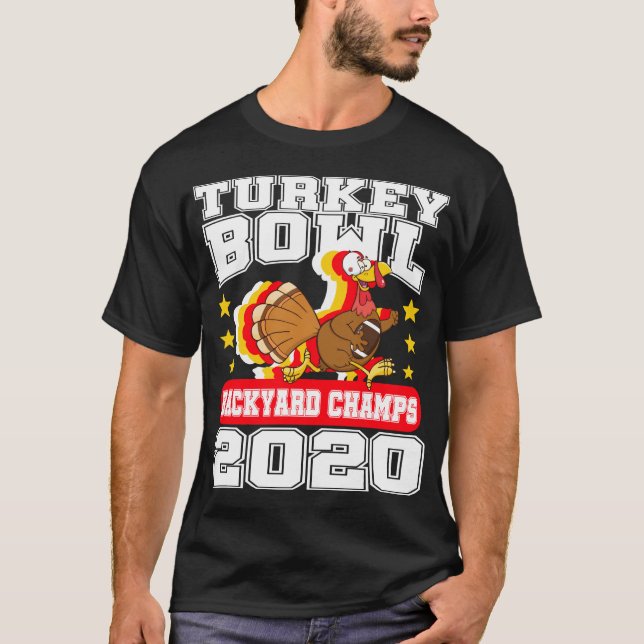 Camiseta Regalo gracioso de fútbol de Día de Acción de Grac (Anverso)