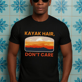 Camiseta regalo gracioso de Kayak, madre de papá