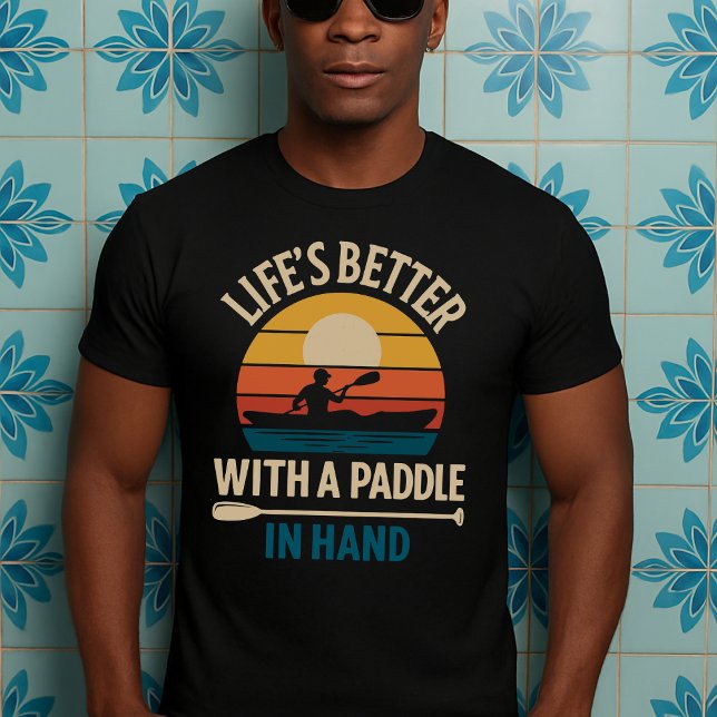 Camiseta regalo gracioso de Kayak, papá mamá amante (Subido por el creador)