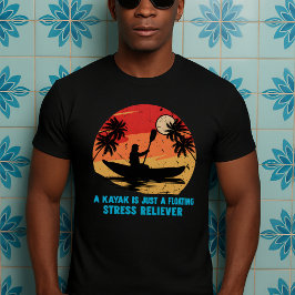 Camiseta regalo gracioso de Kayak, papá mamá amante