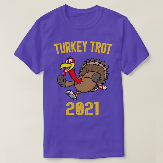 Camiseta Regalo gracioso de Turkey Trot 2021 (Diseño del anverso)