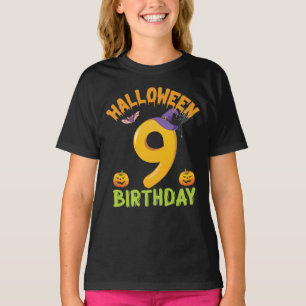 Camiseta Regalo Gracioso Halloween 6º cumpleaños 6 años niñ