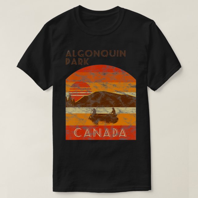 Camiseta Regalo gráfico Algonquin Park de Vintage (Diseño del anverso)