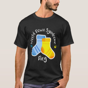 Camiseta Regalo gráfico de calcetines lindos Día Mundial de