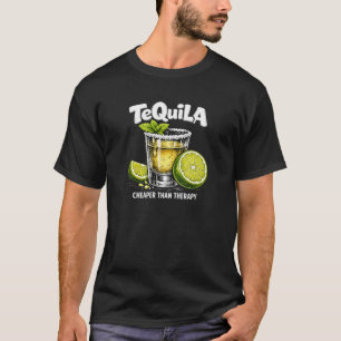 Camiseta Regalo Gráfico de Cóctel para Amante de Tequila