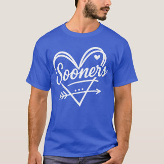 Camiseta Regalo gráfico de flecha del corazón de Sooner Vin