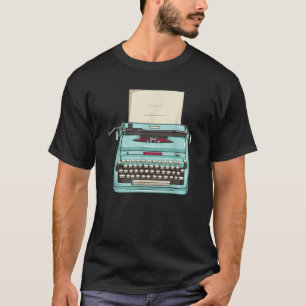 Camiseta Regalo gráfico de máquina de escribir para escrito