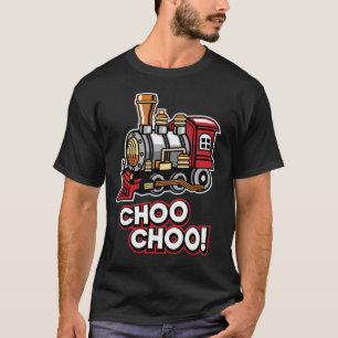 Camiseta Regalo gráfico del tren lindo para los amantes de