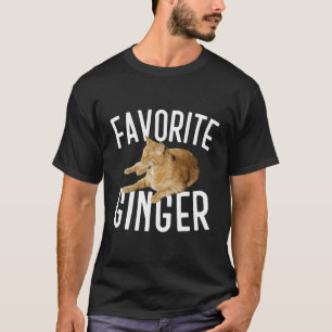 Camiseta Regalo gráfico favorito de Ginger Tabby Cat Lover