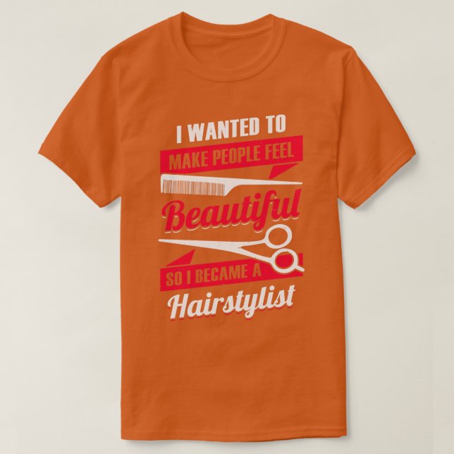Camiseta Regalo Hairstylist Hair Salon Hairdresser (Diseño del anverso)