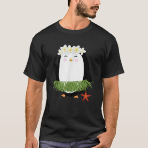Camiseta Regalo hawaiano Hula Penguin Luau Fiesta Hawaii pa