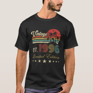 Camiseta Regalo Hecho en 1996 Divertido Cumpleaños 30 Años