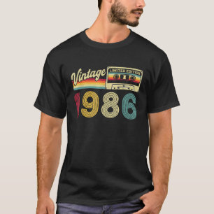 Camiseta Regalo Hombres Mujeres 40 Años Nacidos en 1986 Ret